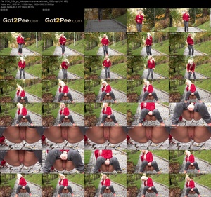 Pee time on a park walk (1080p)