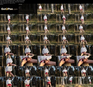 Pissing cheerleader streams (1080p)