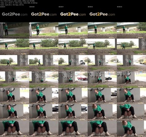 Pissing on rubble (1080p)