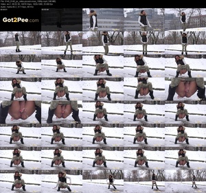 She pissed snow (1080p)