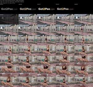 Pee along the pavement (1080p)