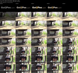 Pee on bus stop shelter (1080p)