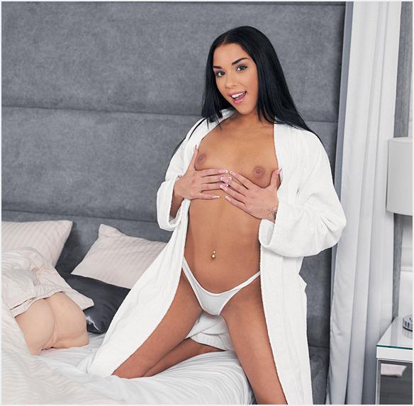 Black Angel - Cutie plays a sex joke FullHD 1080p/HD 720p