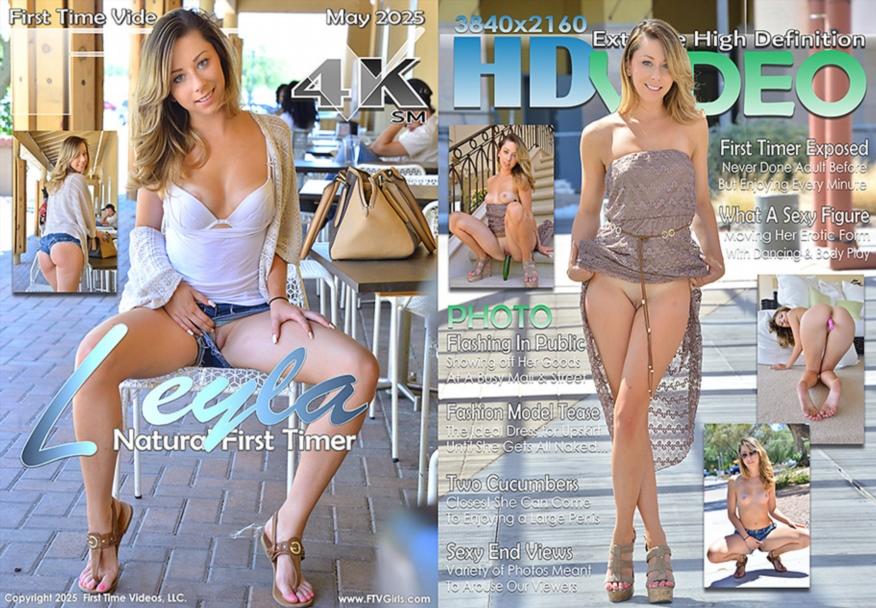 Leyla - Natural First Timer 4K 2160p/FullHD 1080p