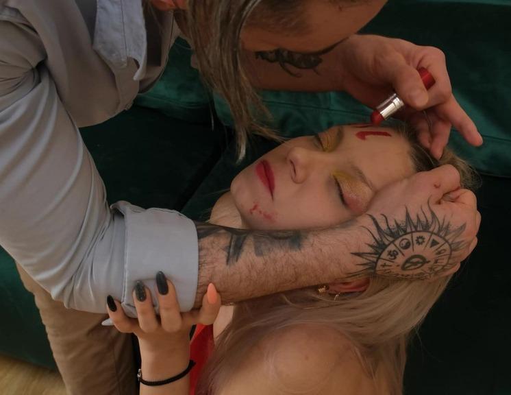 Katrin Fox - skinny bitch Katrin Fox extreme rough face fucked FullHD 1080p/HD 720p