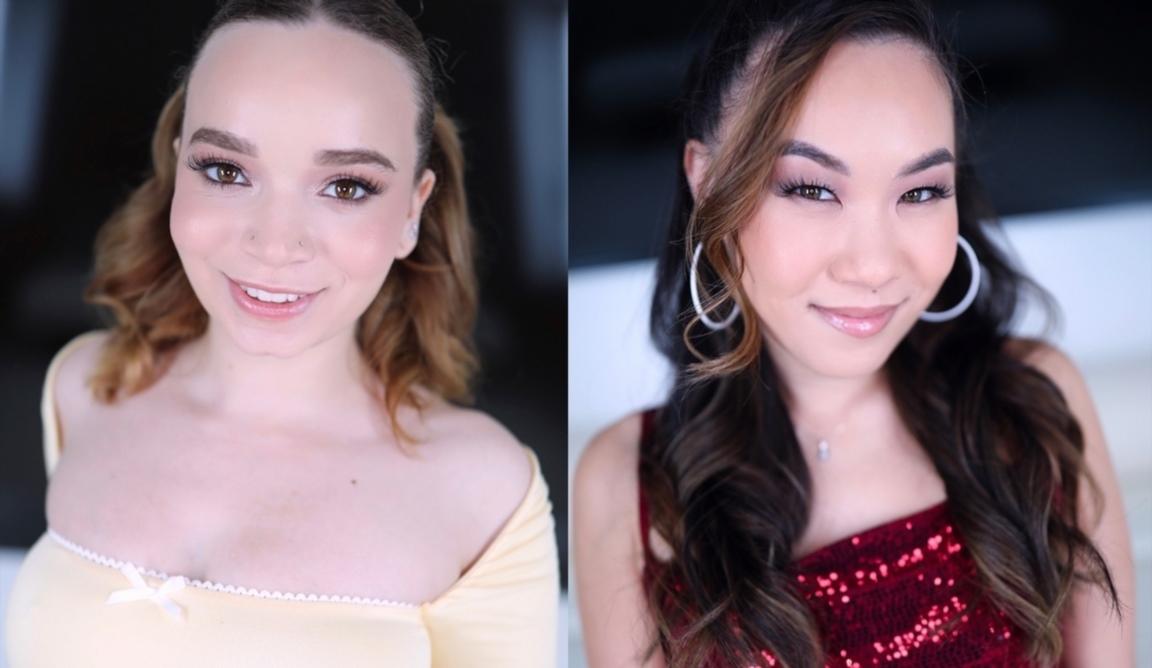 Selina Imai, Kimmy Kimm - Amateur Allure Presents Selina Imai and Kimmy Kimm Draining Balls and Swallowing Cum FullHD 1080p