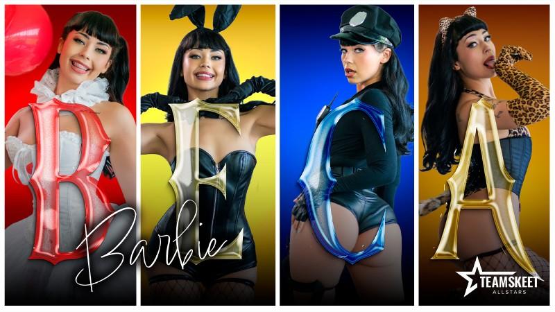 Beca Barbie - October Spotlight: Beca Barbie's Slutty Costumes Won't Stay On for Long FullHD 1080p/HD 720p
