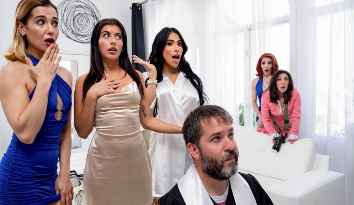 Gal Ritchie, Avery Lust, Casey Calvert, Ariel Demure - My Big Cock Cummy Wedding FullHD 1080p