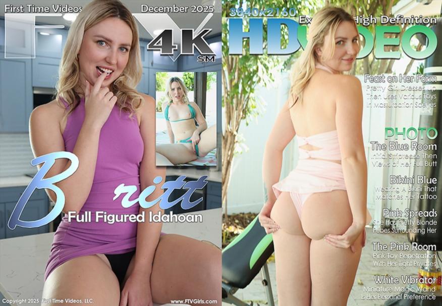 Britt Blair - Full Figured Idahoan 4K 2160p/FullHD 1080p