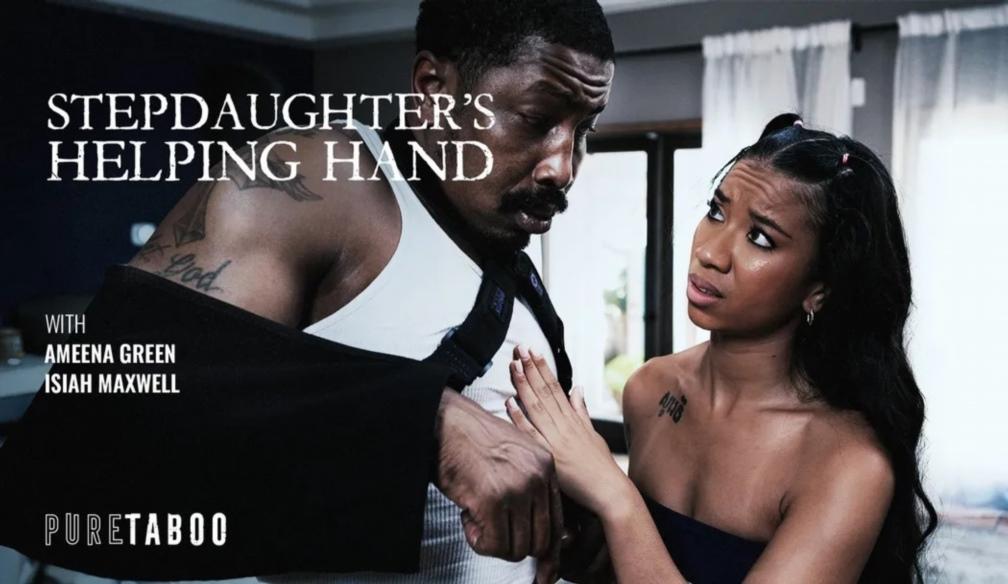 Ameena Green - Stepdaughter's Helping Hand FullHD 1080p