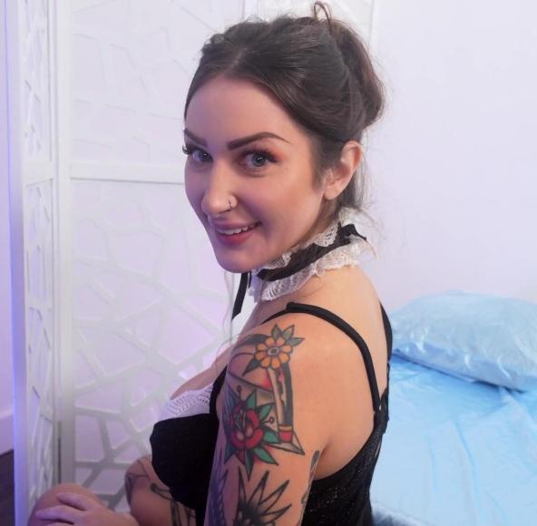 Bella Blu - Hardcore Pounding For Maid Bella Blue Ends In Facial FullHD 1080p