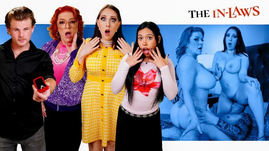 Nickey Huntsman, Heather Bonanza - Earning Mom and Nana’s Approval: A Generational In-Law Threesome (Heather Bonanza Debut) FullHD 1080p/HD 720p