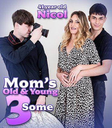 Nicol V., Bruno Baxter, Lenny Yankee - Two toyboys fucking 41 year old MILF Nicole during a photoshoot and she loves those hard cocks FullHD 1080p