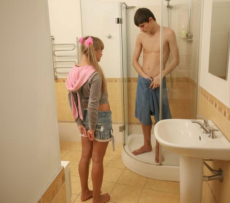 Nestee Shy - Stepsister Takes Sex Lessons From Her Stepbrother HD 720p